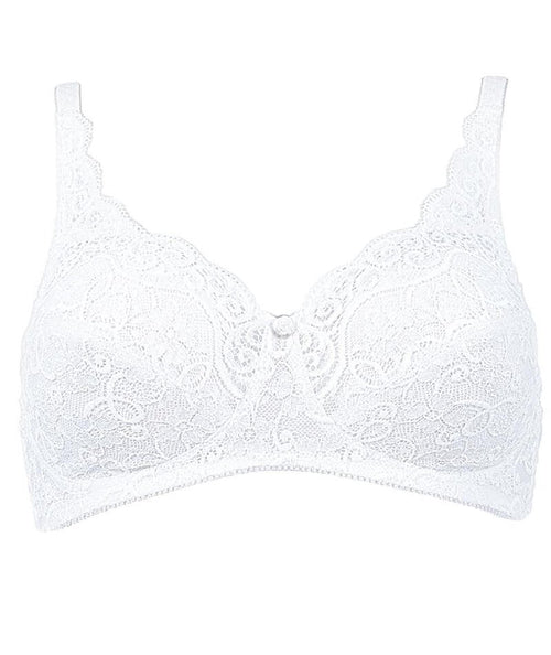 Triumph 10026156 Amourette 300 W Non Moulded Bra in White, Black OR Poudre  **Sizes B, C, D, DD, E, F, G, H, J, K** : : Clothing, Shoes &  Accessories