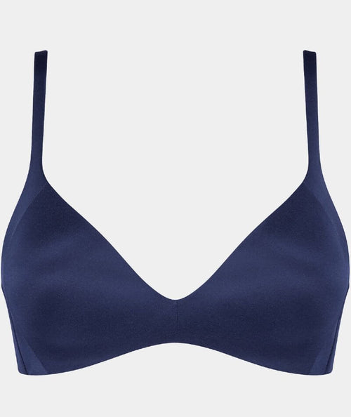 Buy Triumph Modern Finesse 01 Wired Padded Spacer Cup T-Shirt Bra - Blue  online