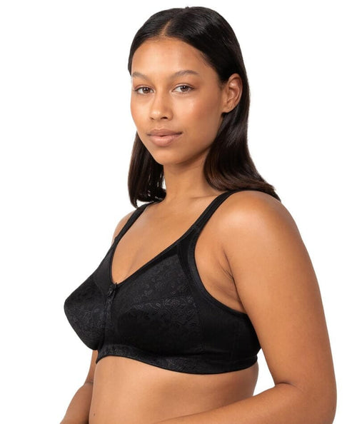 Triumph Doreen Cotton Longline Bra- Fresh Powder - Curvy