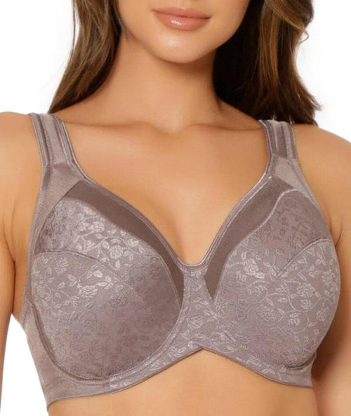 Buy Floret Women Demi-Cup Grey Medium Coverage & Heavily Padded