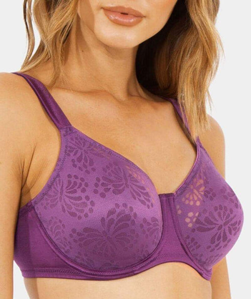 Lacy Minimiser Bra Twin Pack In brown