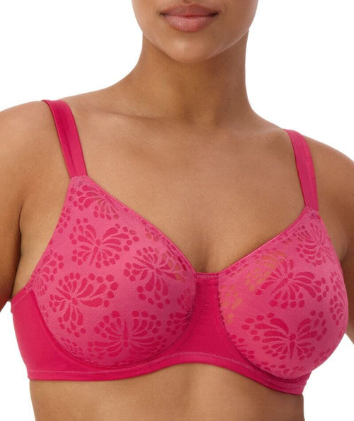 Triumph Lacy Minimizer 2 Pack Bra - Tea Rose/Dark Grey