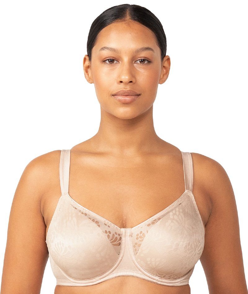 Buy Triumph Single Layered Wired Full Coverage Minimiser Bra - New Beige at  Rs.1699 online