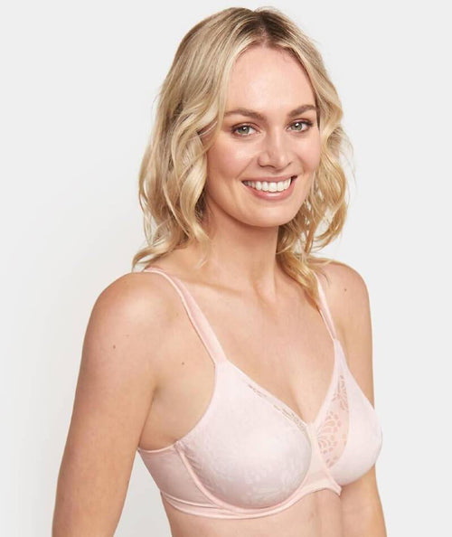 Triumph Lacy Minimizer Bra - Blueberry