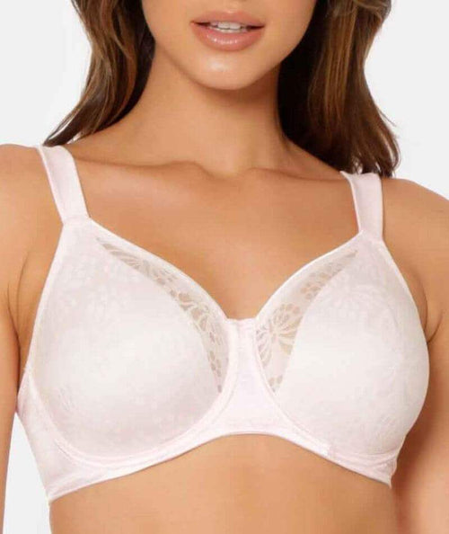 Triumph Lacy Minimiser Bra In White