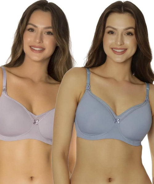 Triumph Mamabel Smooth Wire-free Maternity Bra 2 Pack - Placid