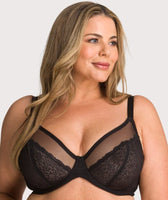 Triumph Ladyform Soft Minimizer Bra - Black - Curvy Bras