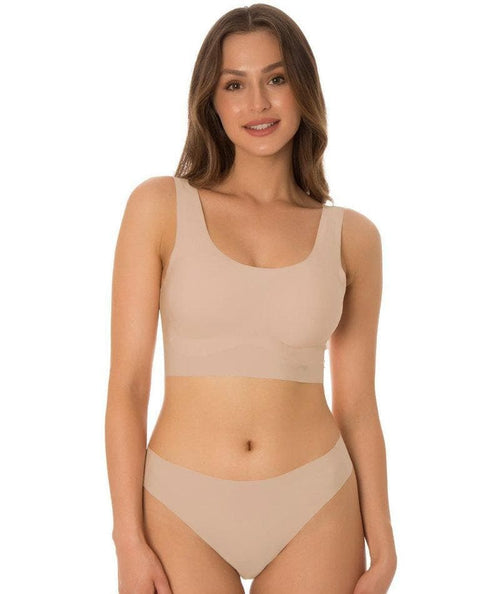Sloggi ZERO FEEL Beige - Free delivery  Spartoo NET ! - Underwear Triangle  bras and Bralettes Women USD/$41.50