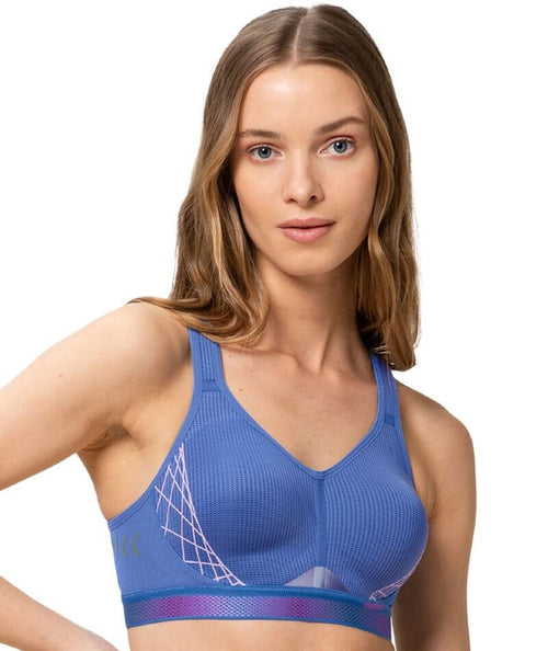 Triumph Triaction Cardio Flow Wire-free Sports Bra - Summer Sky