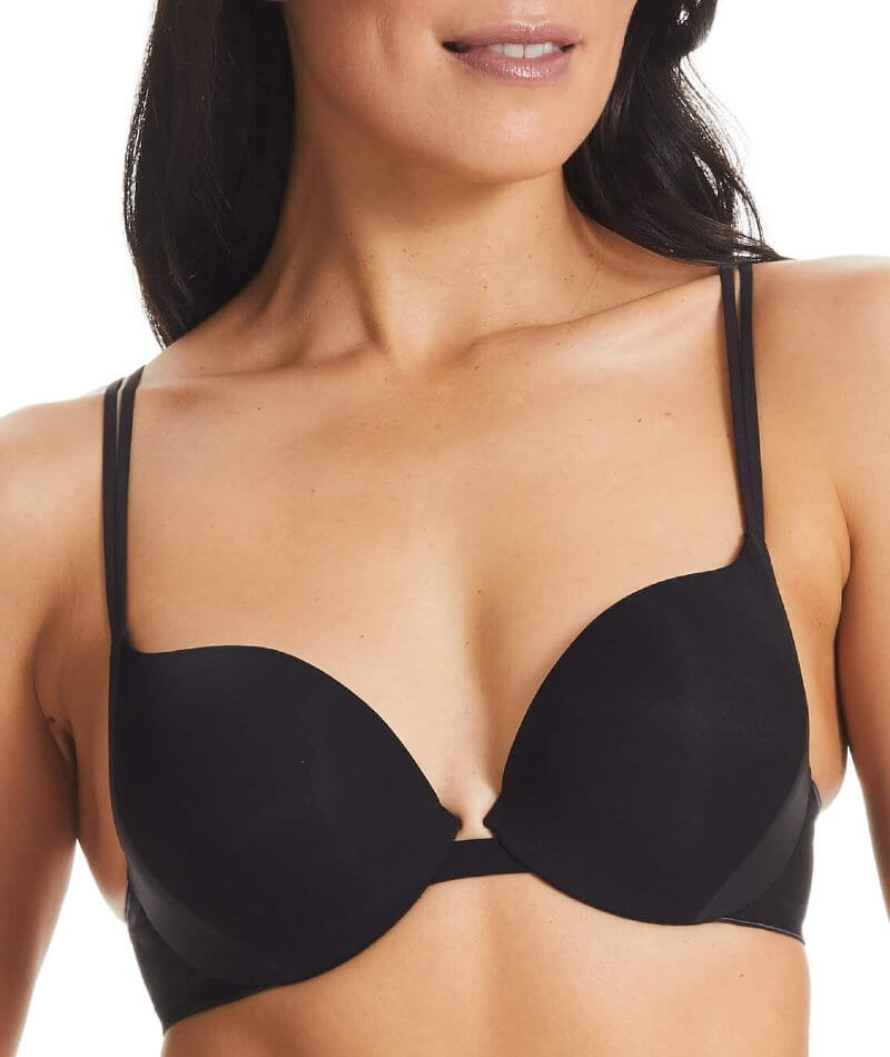 Samoa Boost Push Up Padded Underwired Bikini Top, Black