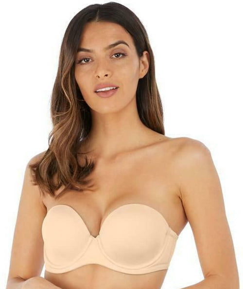 KKP Women's Strapless Bra line Under Full Coverage with Convertible Plus  Size Brassiere Bra Red Carpet, Nude, 38DD : : Fashion