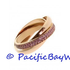 cartier trinity ring pink sapphire