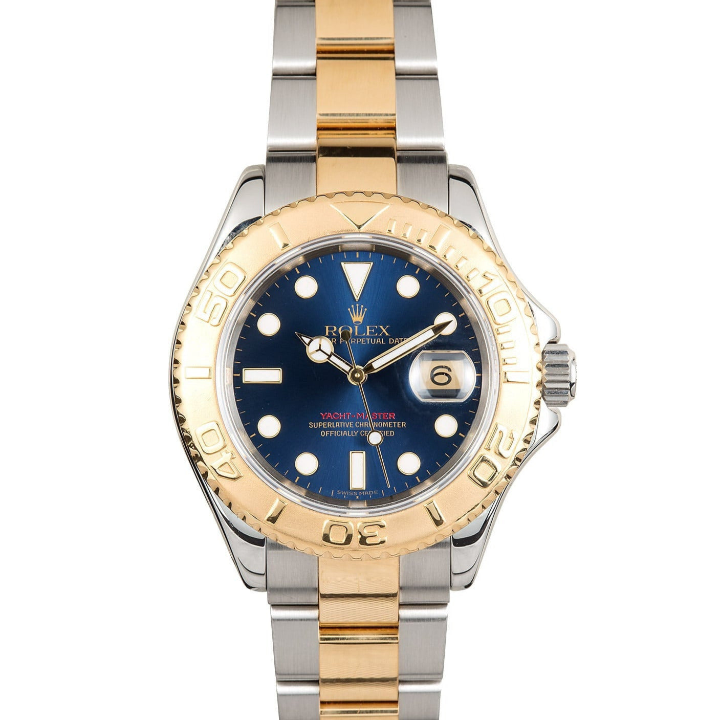 Rolex Yacht-Master Blue 16623 Stainless Steel and Yellow Gold