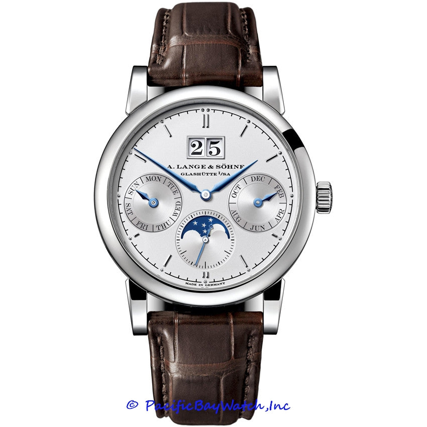 A. Lange & Sohne Saxonia Annual Calendar 330.026 Pacific Bay Watch