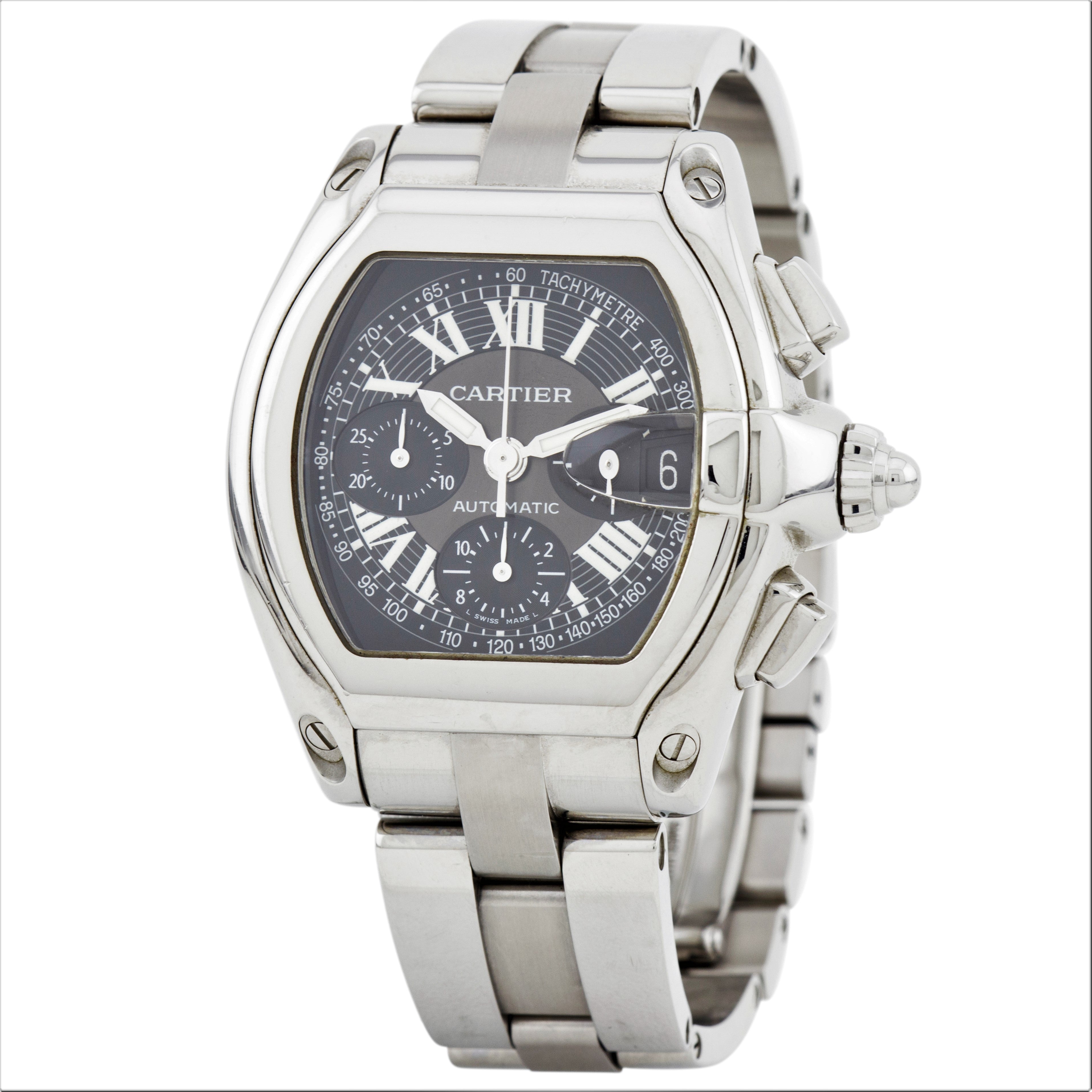 Cartier Roadster XL Chronograph Men's 2618 Pre-Owned | Pacific Bay Watch