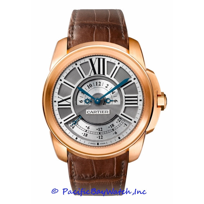 cartier calibre de cartier multiple time zone watch