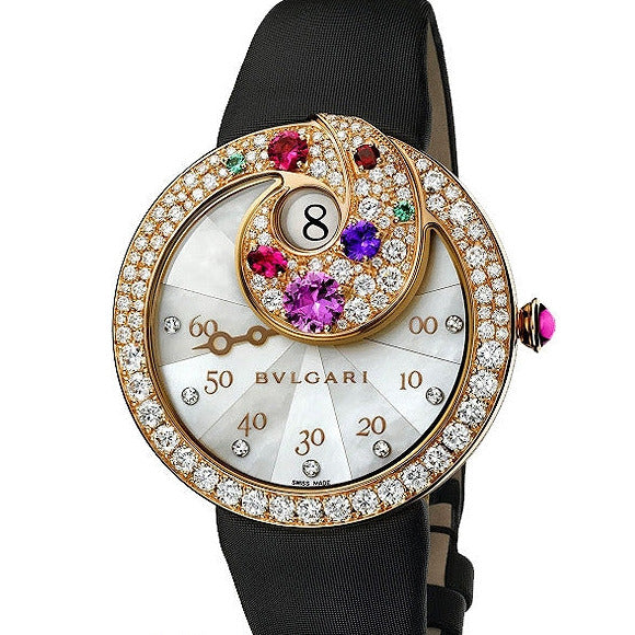 Bvlgari Berries Jumping Hours Retrograde Minutes BEP40WGD2LR 