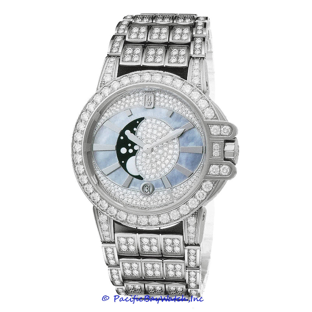 Harry Winston Ocean Lady Moonphase OCEQMP36WW014 | Pacific Bay Watch