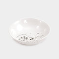 East of India Porcelain Round Wobbly bowl  - Love you to the moon - Daisy Park