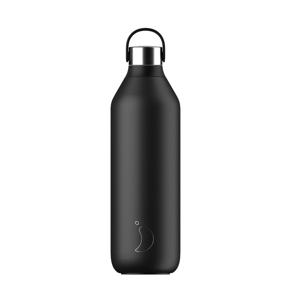 Chilly's, Series 2 Water Bottle 500ml - Abyss Black