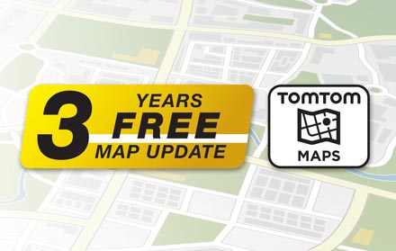 TomTom Kartenmaterial: 3 Jahre-Kartenupdate gratis