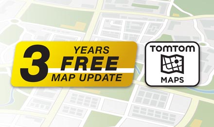 TomTom Kartenmaterial: 3 Jahre Kartenupdates gratis