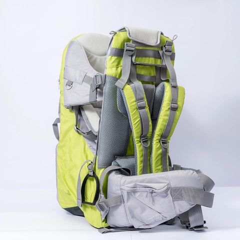 Mochila para trekking verde