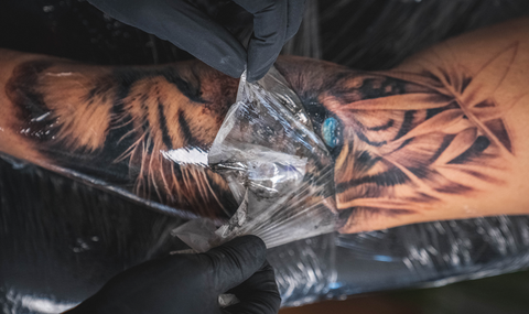 Second skin is a great alternative to cling film when healing your tattoos  As you can barely see its very discrete breathable and flexible  The  By Jordan Betts Tattoos  Facebook