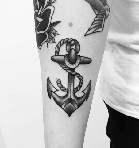 Anchor tattoo forearm meaning
