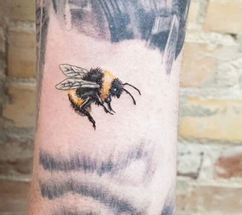 Bee tattoo realism