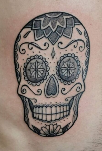 Sugar skull tattoo meaning