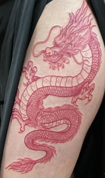 Red Dragon by Manny Almonte TattooNOW