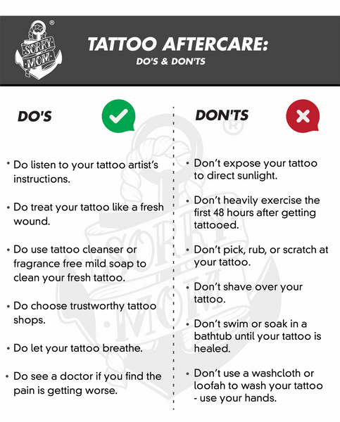 How to Care for a New Tattoo First Day  Longterm Healing