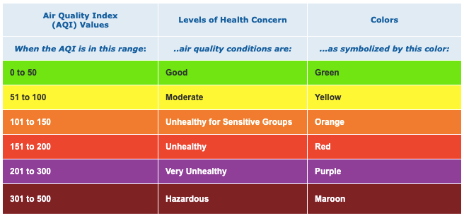 Understanding Air Quality Index (AQI) Basics For Your Dog – K9 Mask® by ...