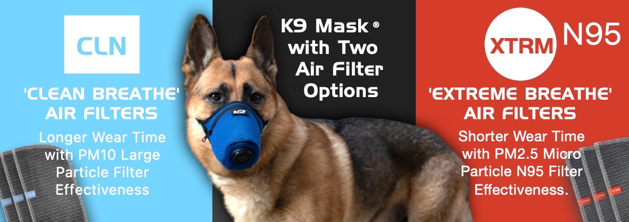 Варіанти заправки повітряного фільтра K9 Mask для очищення та екстремального дихання