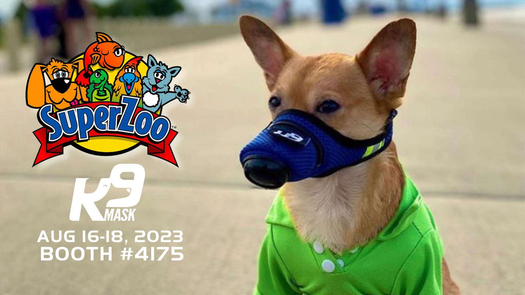 K9 Mask Booth στο SuperZoo 2023 στο Λας Βέγκας Φίλτρο αέρα για σκύλους