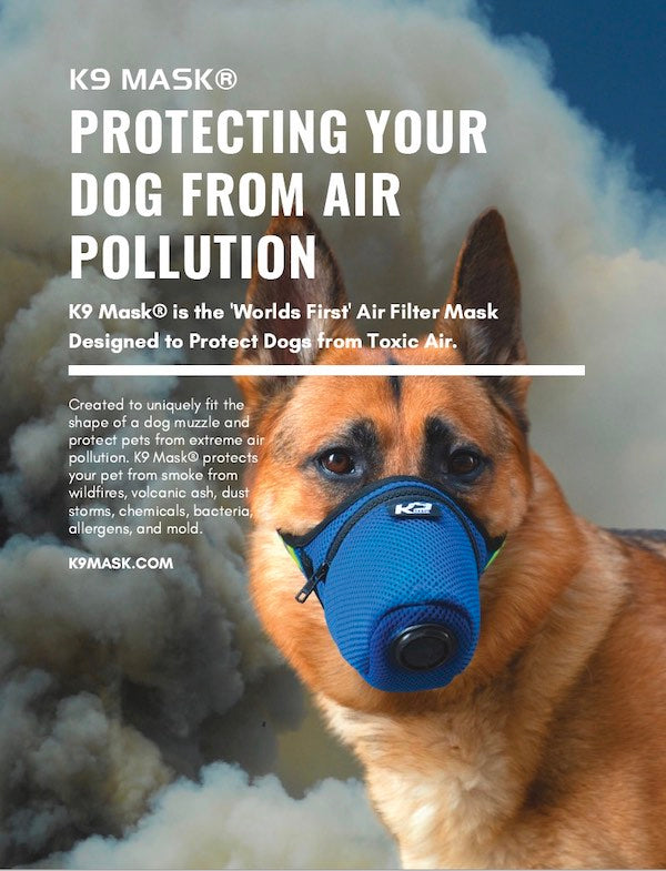 Інформація про маску K9 Опис Маска з повітряним фільтром для собак