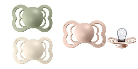 Bibs Tétine Taille 1 Vanille Nuit Suprême Silicone 