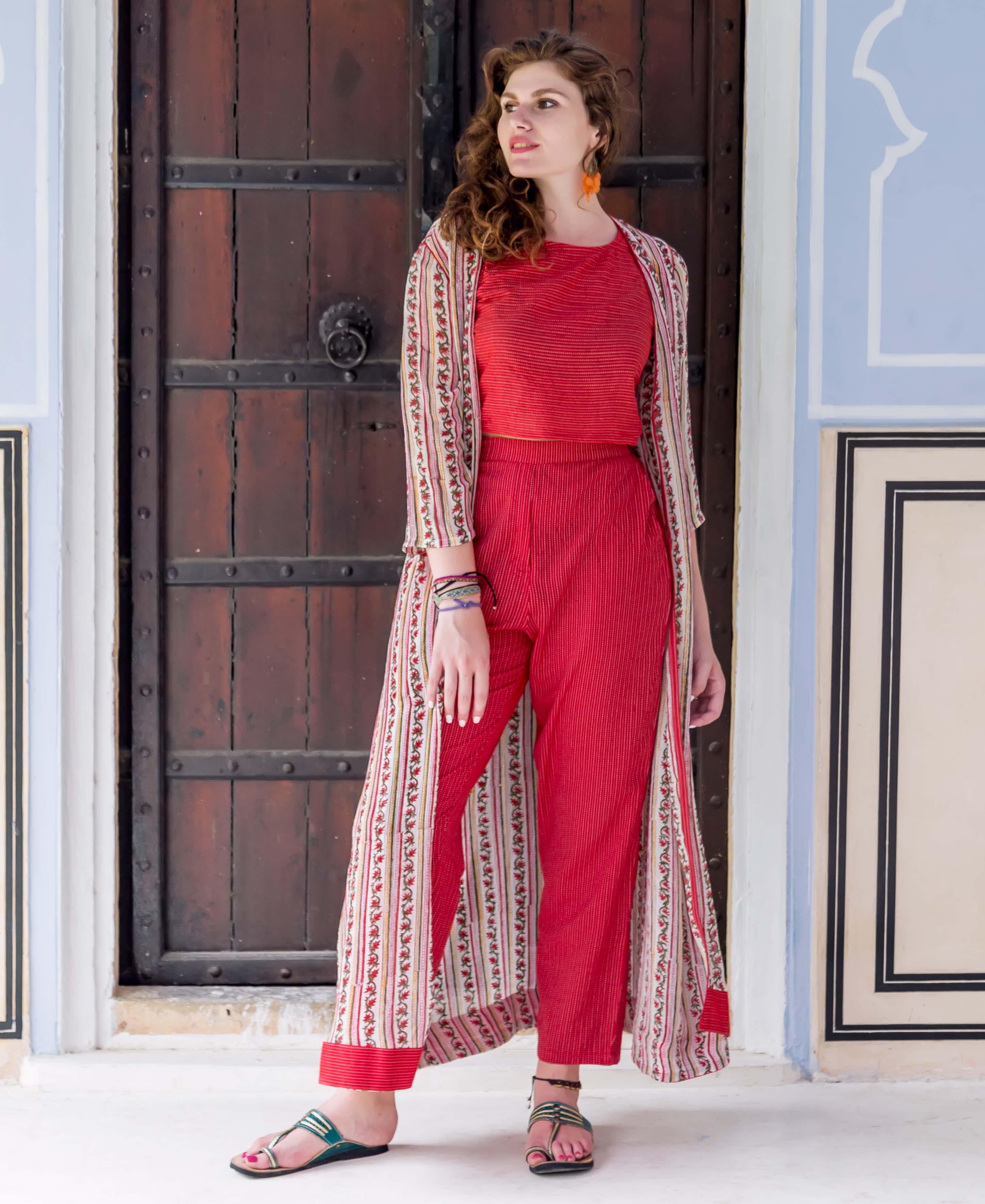 indo western dresses with pants