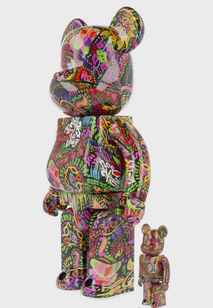BE@RBRICK Psychedelic Paisley 100％ 400％