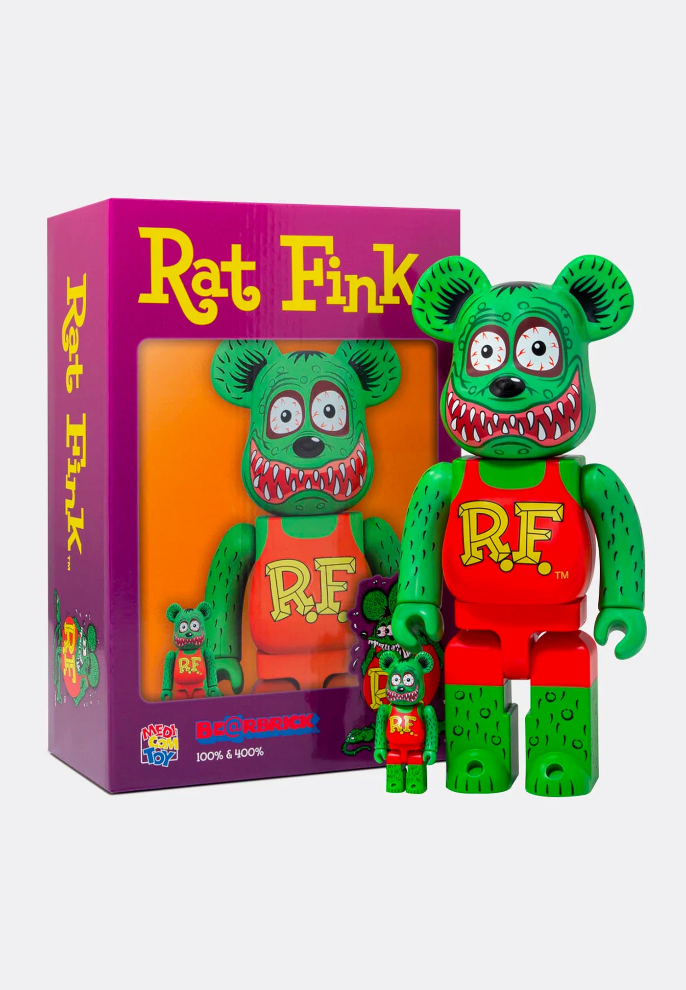 BE@RBRICK RAT FINK(TM) 100％ & 400％ メディコム-