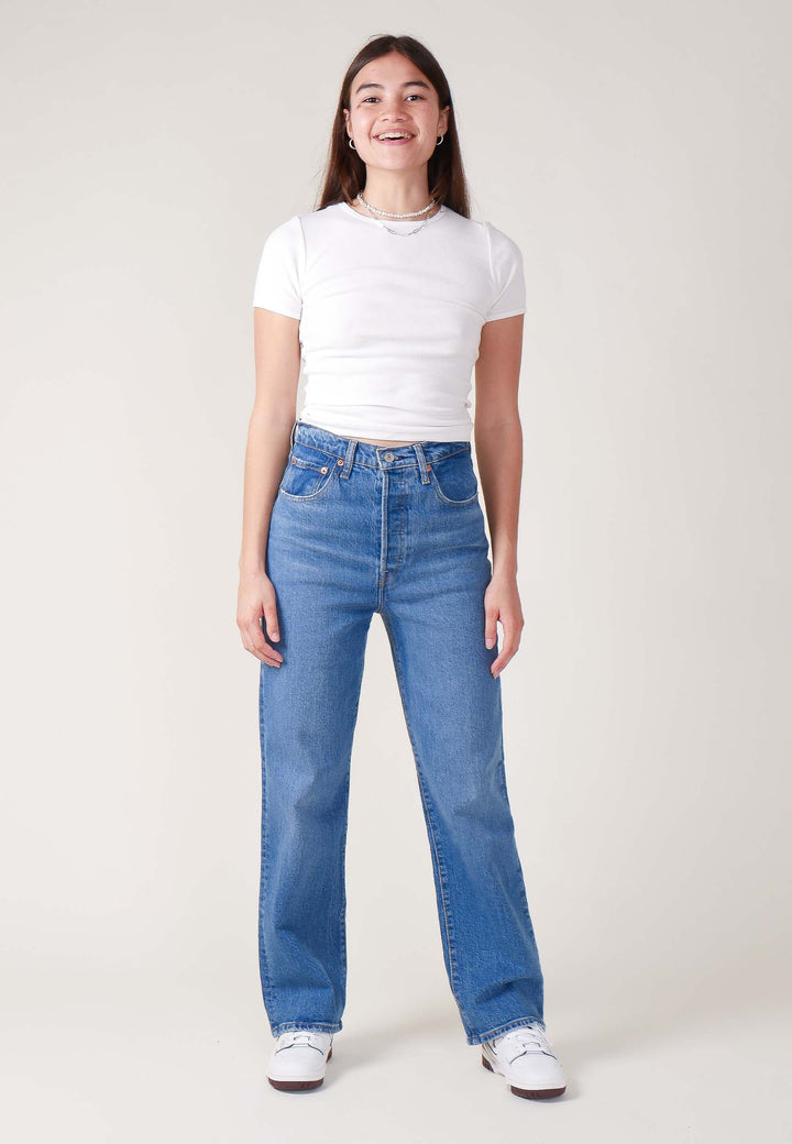 Levis | Buy Ribcage Straight Ankle - Jazz Jive Together online | Good As  Gold, NZ