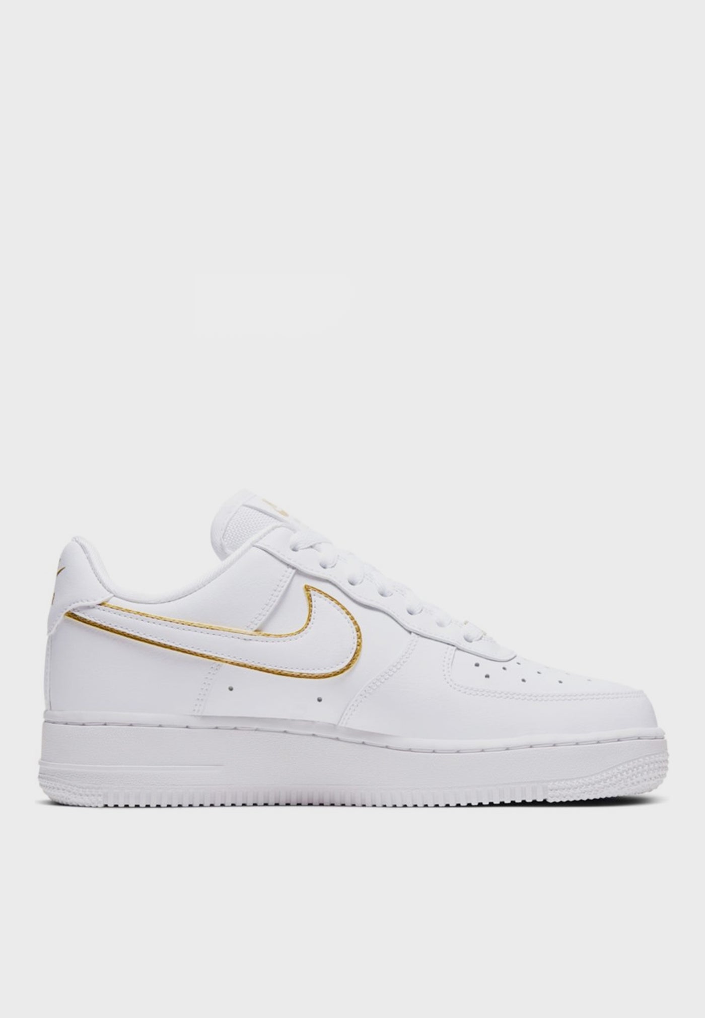 white and gold womens air force 1