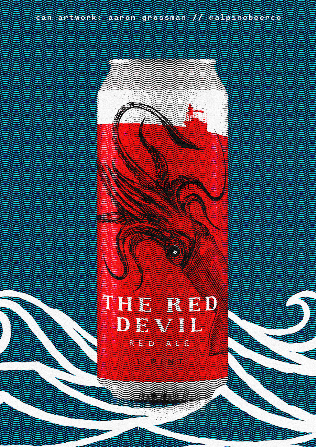 the red devil ale by Alpine Beer Company