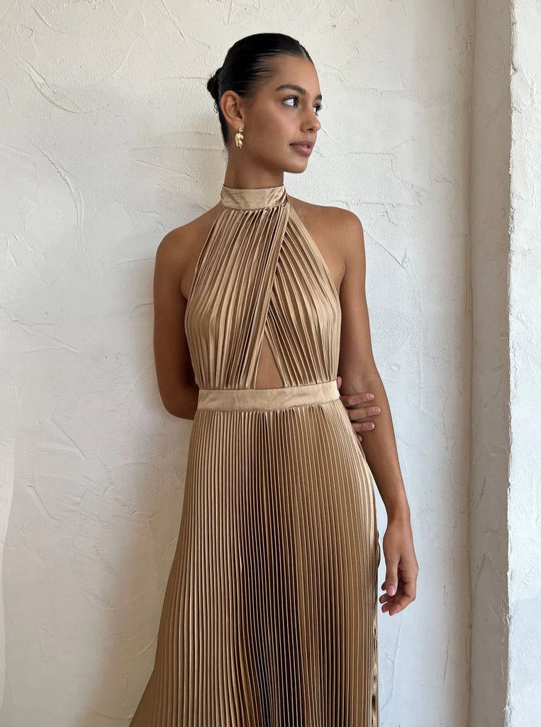 Meshki Nicha Diamante Cut Out Midi Dress – Rent a Dress
