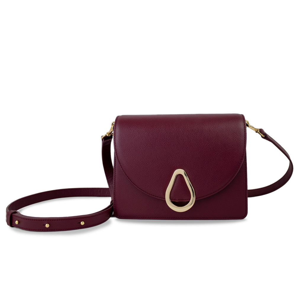 burgundy crossbody