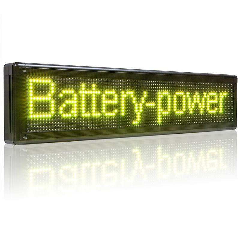 battery operated led sign