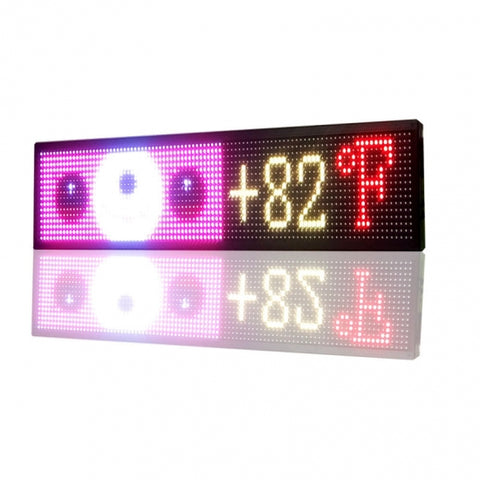 iOS Outdoor Signs with Temperature Sensor Multicolor Yard Signs