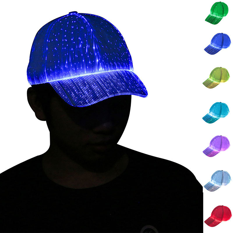 led rave hat