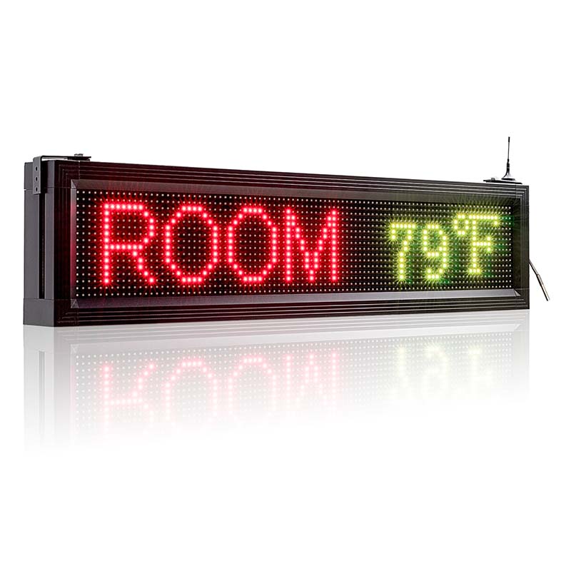 led sign for room